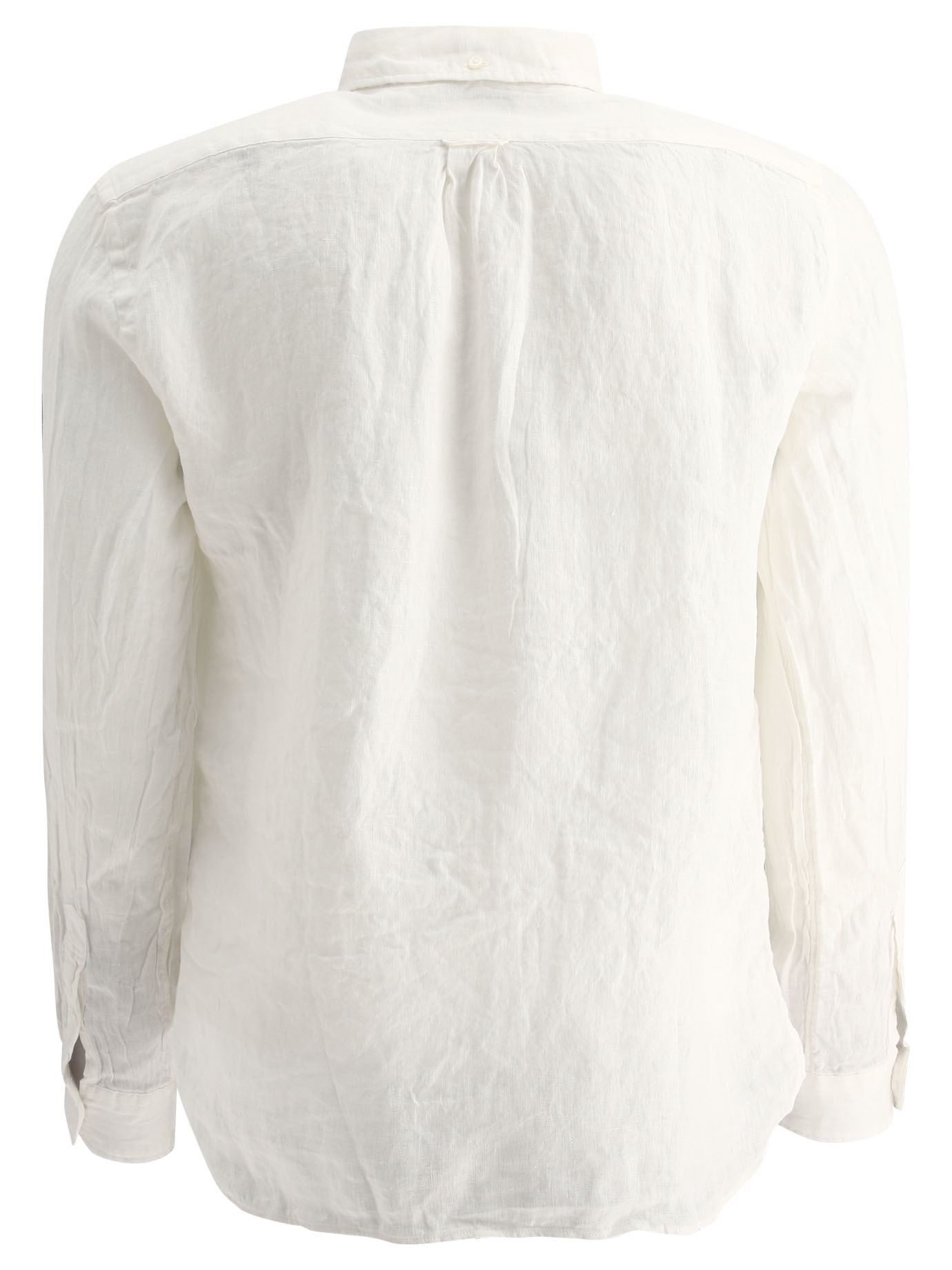 BEAMS PLUS White Oxford linen shirt